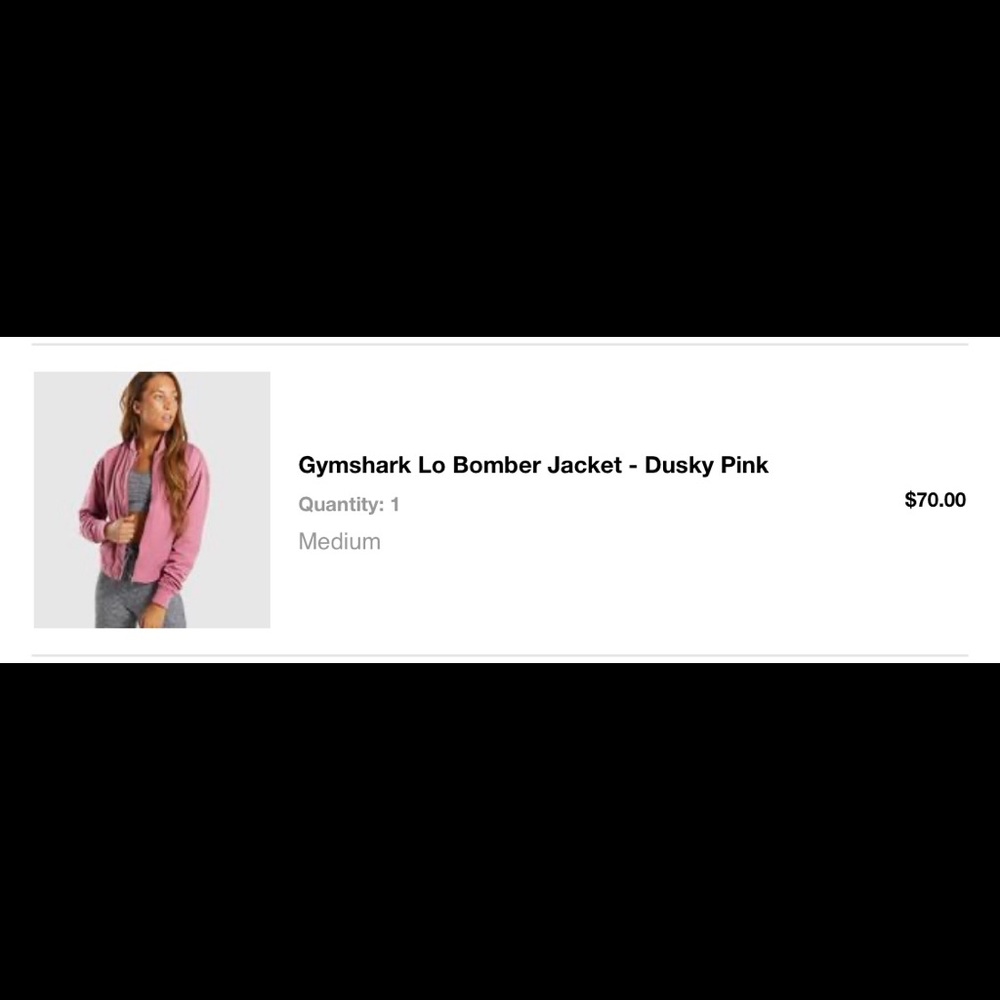 Gymshark Lo Bomber Jacket